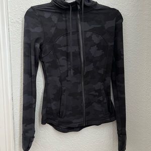Lululemon hooded defined jacket camo